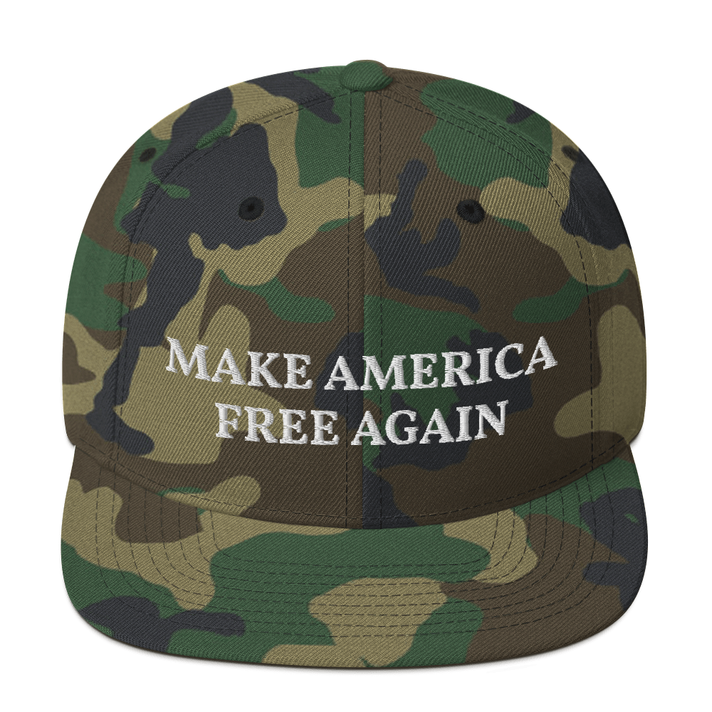 Make America Free Again Snapback Hat - Proud Libertarian - Proud Libertarian