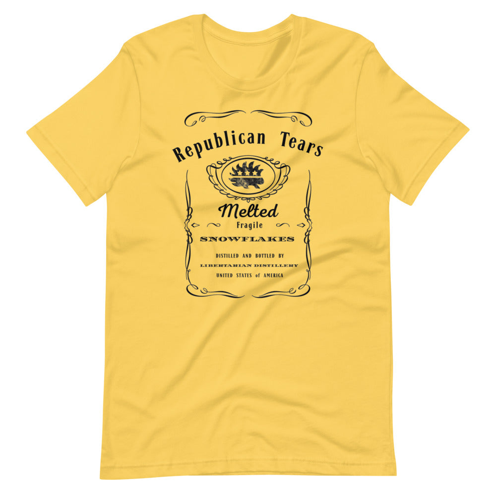 Republican tears Short-Sleeve Unisex T-Shirt - Proud Libertarian - Proud Libertarian