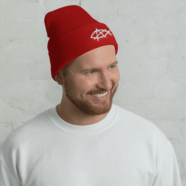 AnarchoChristian Cuffed Beanie - Proud Libertarian - AnarchoChristian