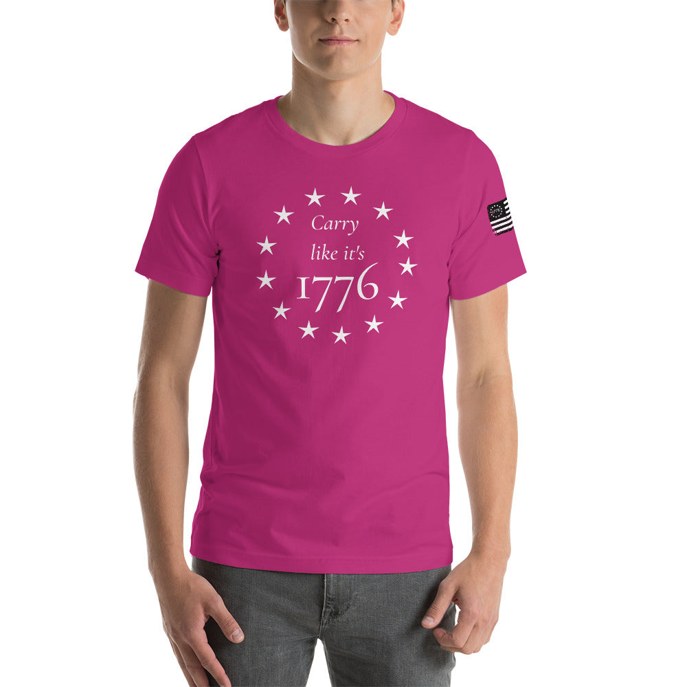 Carry like it's 1776 Short-Sleeve Unisex T-Shirt - Proud Libertarian - Proud Libertarian