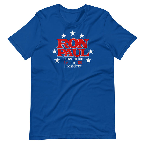 Ron Paul for President Short-Sleeve Unisex T-Shirt - Proud Libertarian - Libertarian Frontier