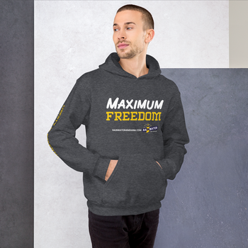 Maximum Freedom - Rainwater for Indiana Hoodie - Proud Libertarian - Donald Rainwater