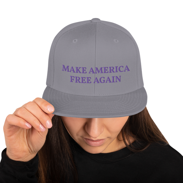 Make America Free Again Snapback Hat - Proud Libertarian - Proud Libertarian