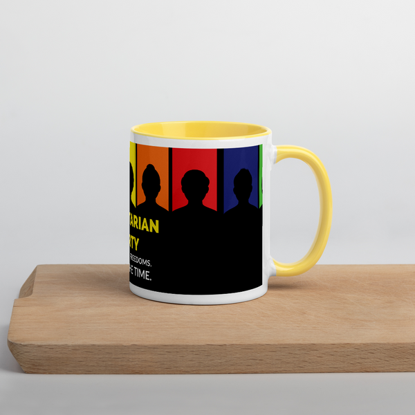 Libertarian Party - All of your Freedoms All of the Time Mug with Color Inside - Proud Libertarian - Proud Libertarian