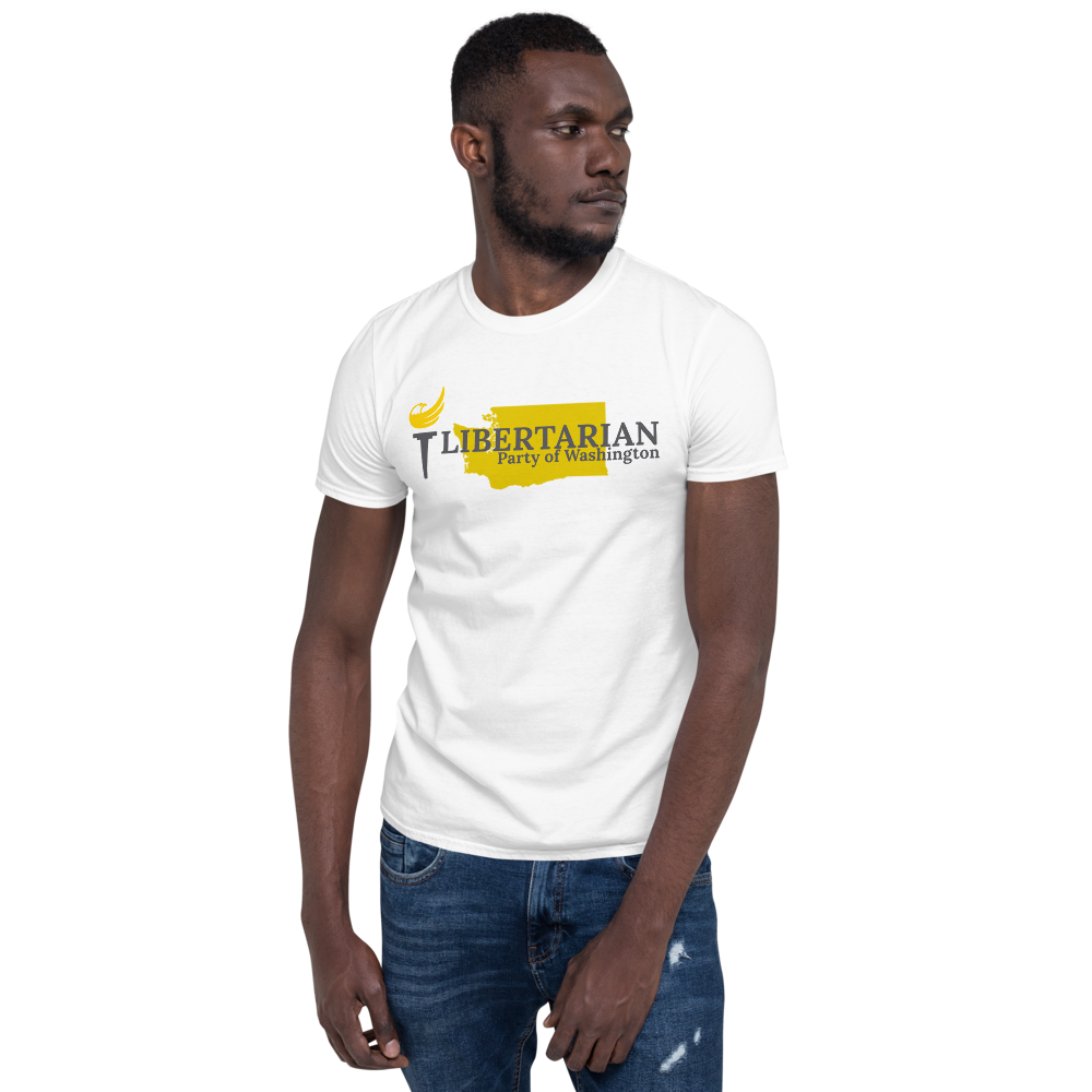 Libertarian Party of Washington Short-Sleeve Unisex T-Shirt - Proud Libertarian - Proud Libertarian