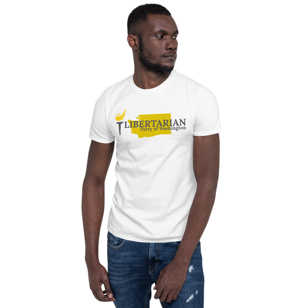 Libertarian Party of Washington Short-Sleeve Unisex T-Shirt - Proud Libertarian - Proud Libertarian