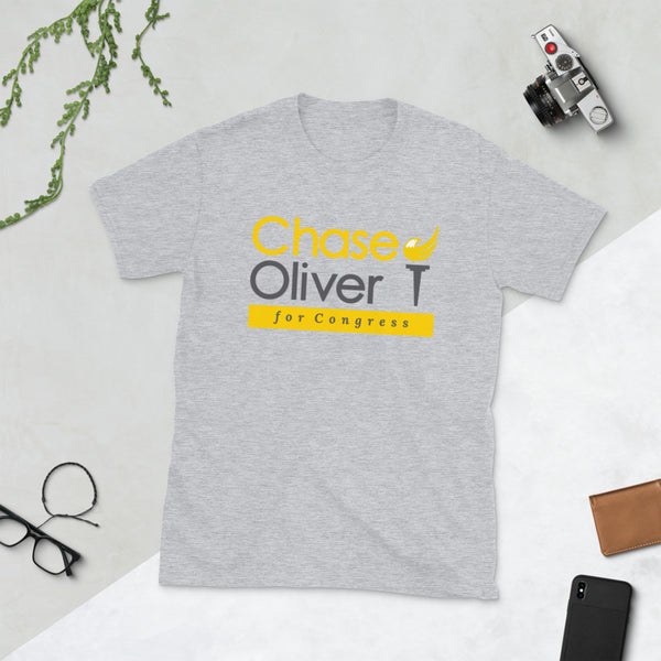 Chase Oliver for Congress Short-Sleeve Unisex T-Shirt - Proud Libertarian