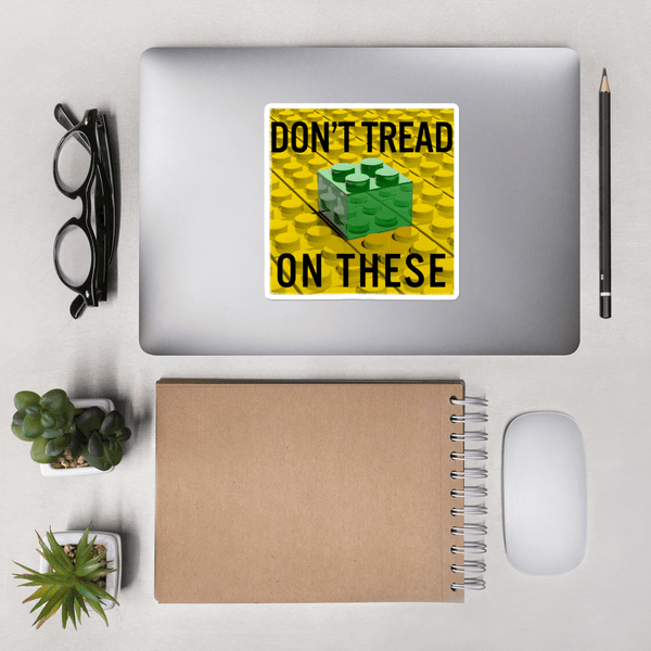 Don't Tread on These Bricks Bubble-free stickers - Proud Libertarian - Proud Libertarian