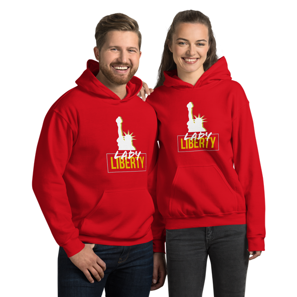 Lady Liberty Unisex Hoodie - Proud Libertarian - Proud Libertarian