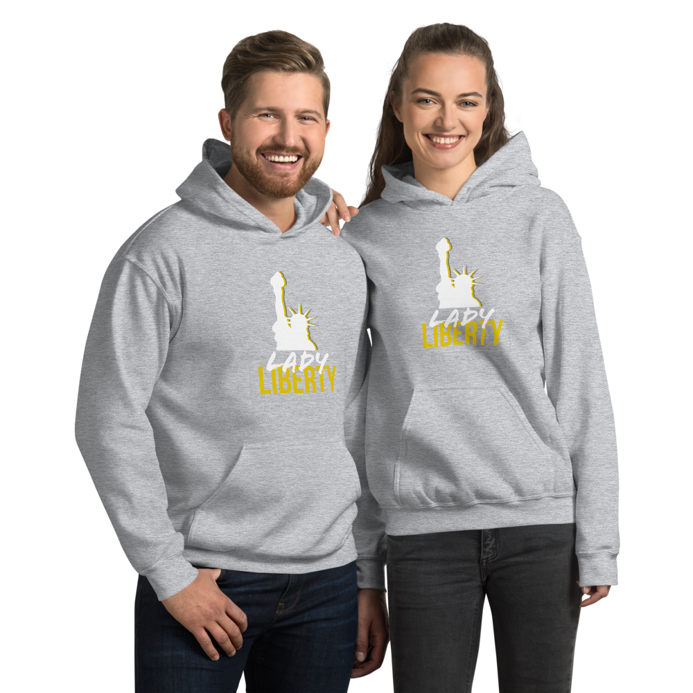 Lady Liberty Unisex Hoodie - Proud Libertarian - Proud Libertarian