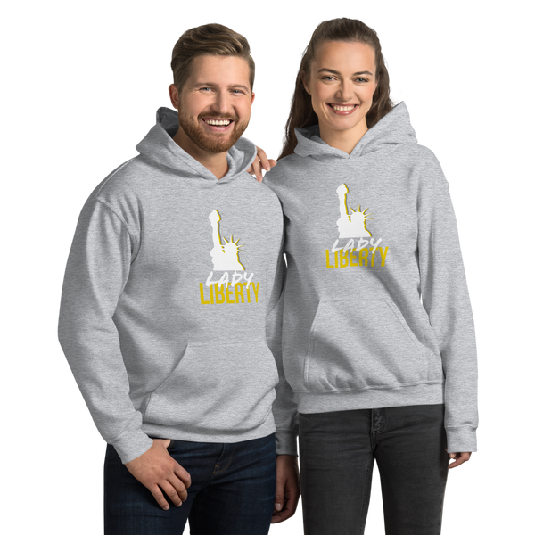 Lady Liberty Unisex Hoodie - Proud Libertarian - Proud Libertarian