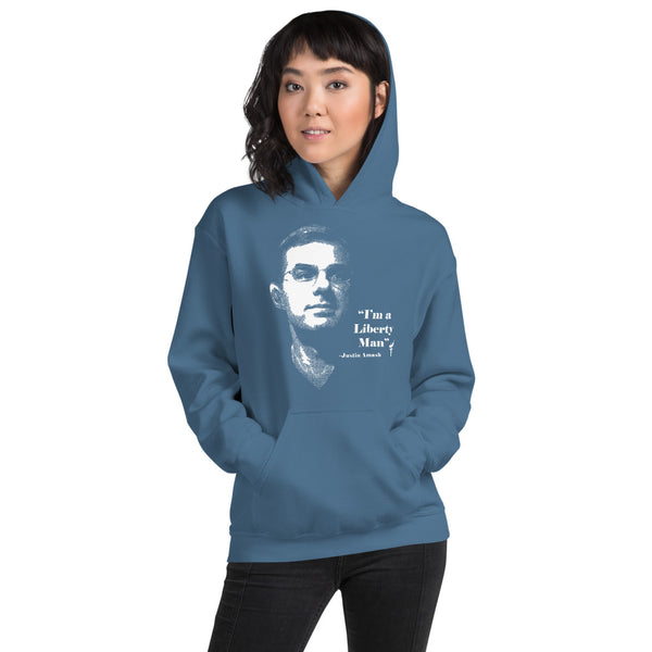 I'm a Liberty Man - Justin Amash Unisex Hoodie - Proud Libertarian - Pirate Smile