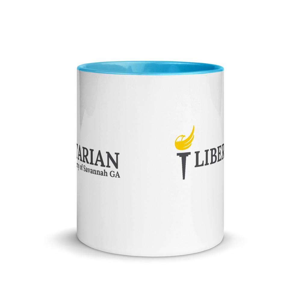 LP Savannah GA Mug with Color Inside - Proud Libertarian - Proud Libertarian