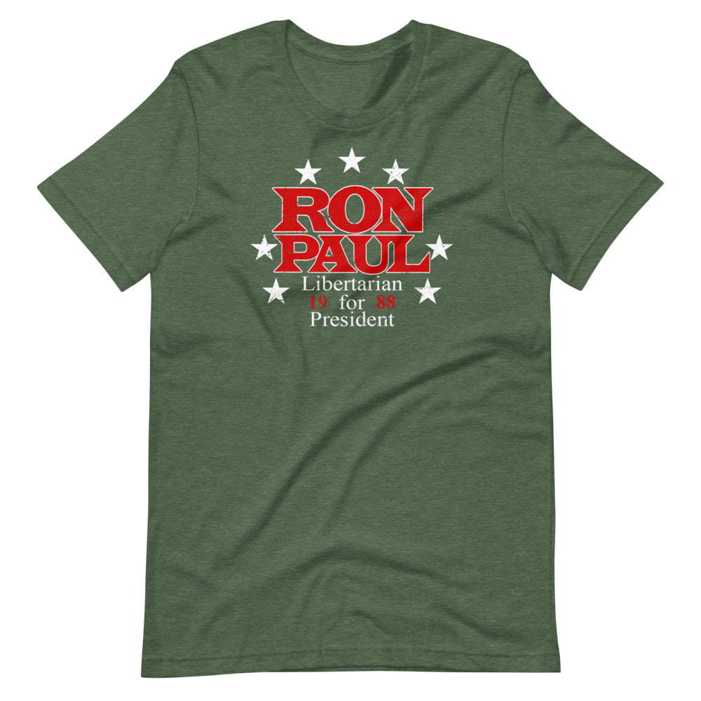 Ron Paul for President Short-Sleeve Unisex T-Shirt - Proud Libertarian - Libertarian Frontier