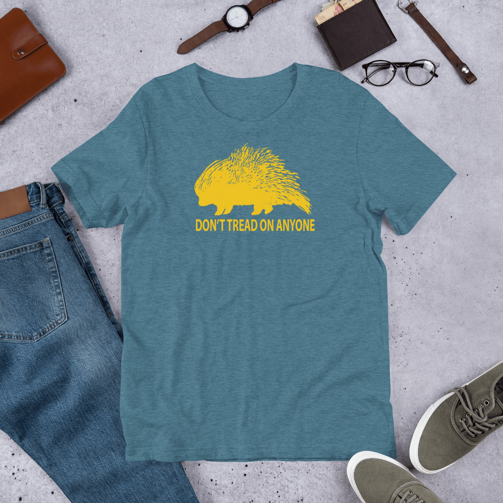 Don't Tread on Anyone Slim-Fit T-Shirt - Proud Libertarian - Proud Libertarian