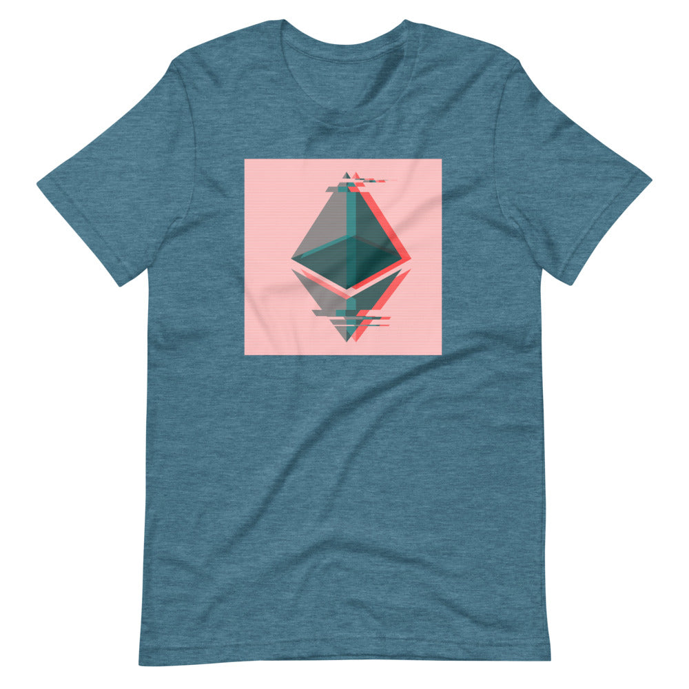 Ethereum3D Short-Sleeve Unisex T-Shirt - Proud Libertarian - Libertarian Frontier