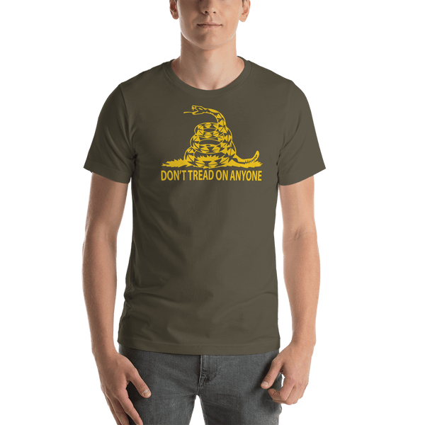 Don't Tread on Anyone Slim-Fit Unisex T-Shirt - Proud Libertarian - Proud Libertarian