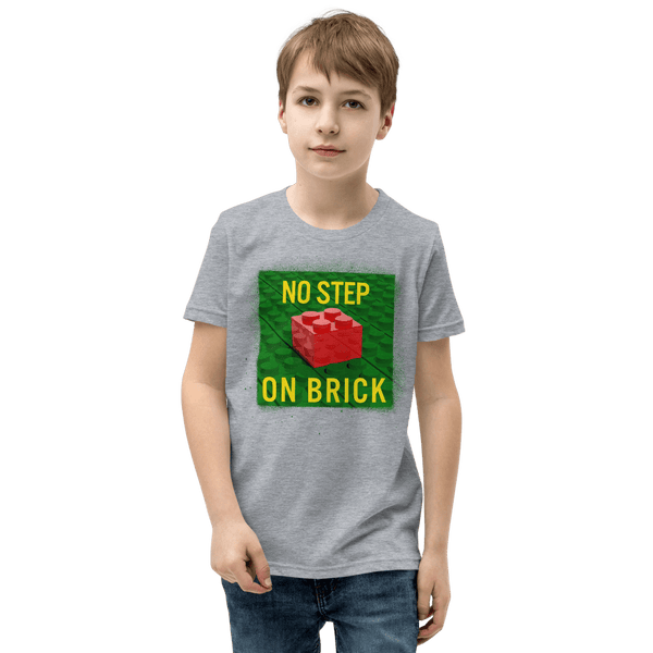 No Step on Brick (Don't Tread) Youth Short Sleeve T-Shirt - Proud Libertarian - Proud Libertarian