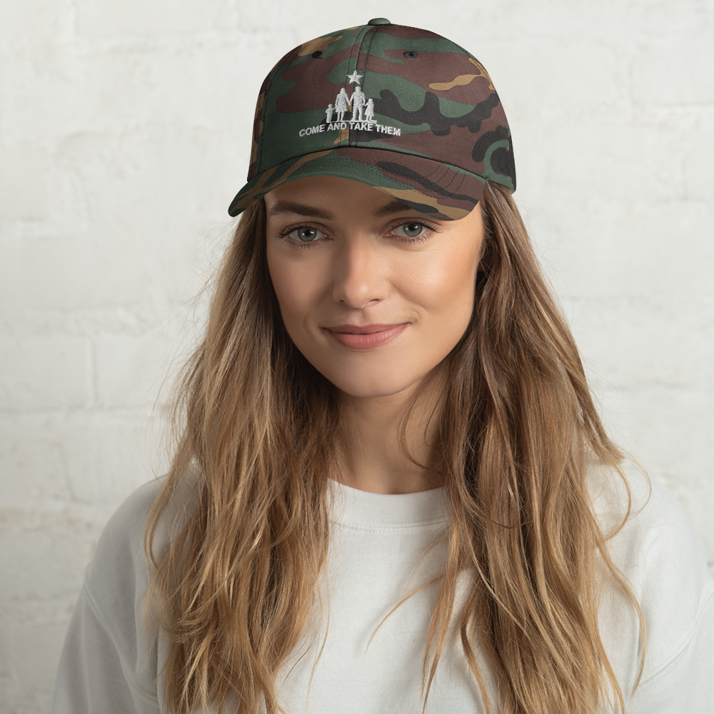 Come and Take them Anti-War Dad hat - Proud Libertarian - AnarchoChristian