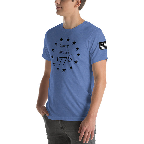 Carry like it's 1776 Short-Sleeve Unisex T-Shirt - Proud Libertarian - Proud Libertarian