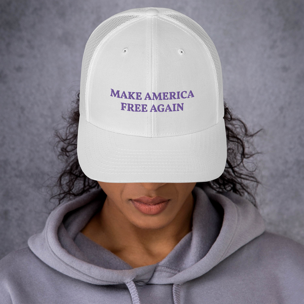 Make America Free Again Trucker Cap - Proud Libertarian - Proud Libertarian