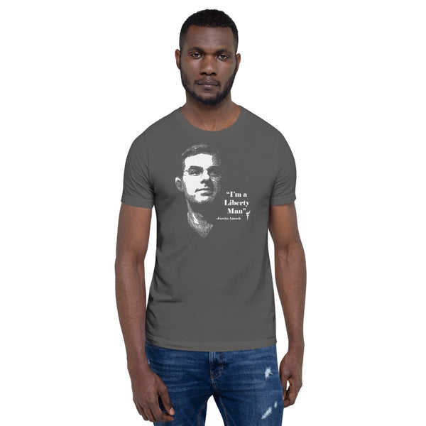 I'm a Liberty Man - Justin Amash Short-Sleeve Unisex T-Shirt - Proud Libertarian - Pirate Smile