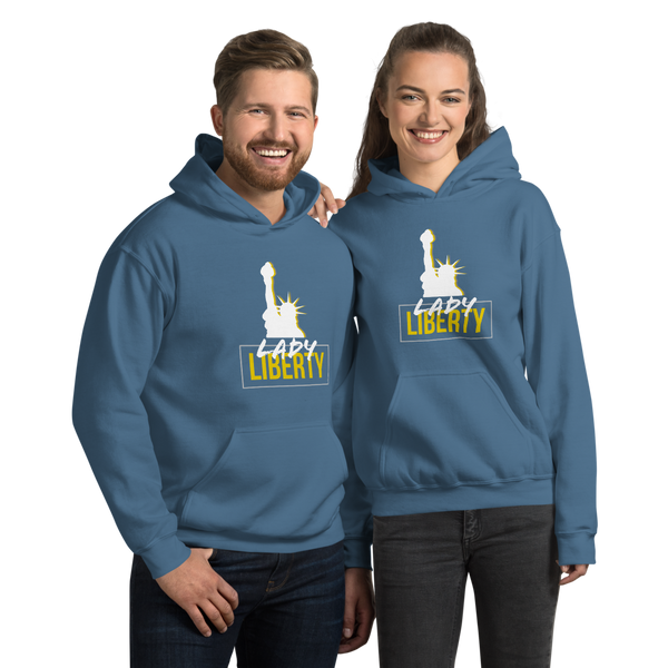 Lady Liberty Unisex Hoodie - Proud Libertarian - Proud Libertarian