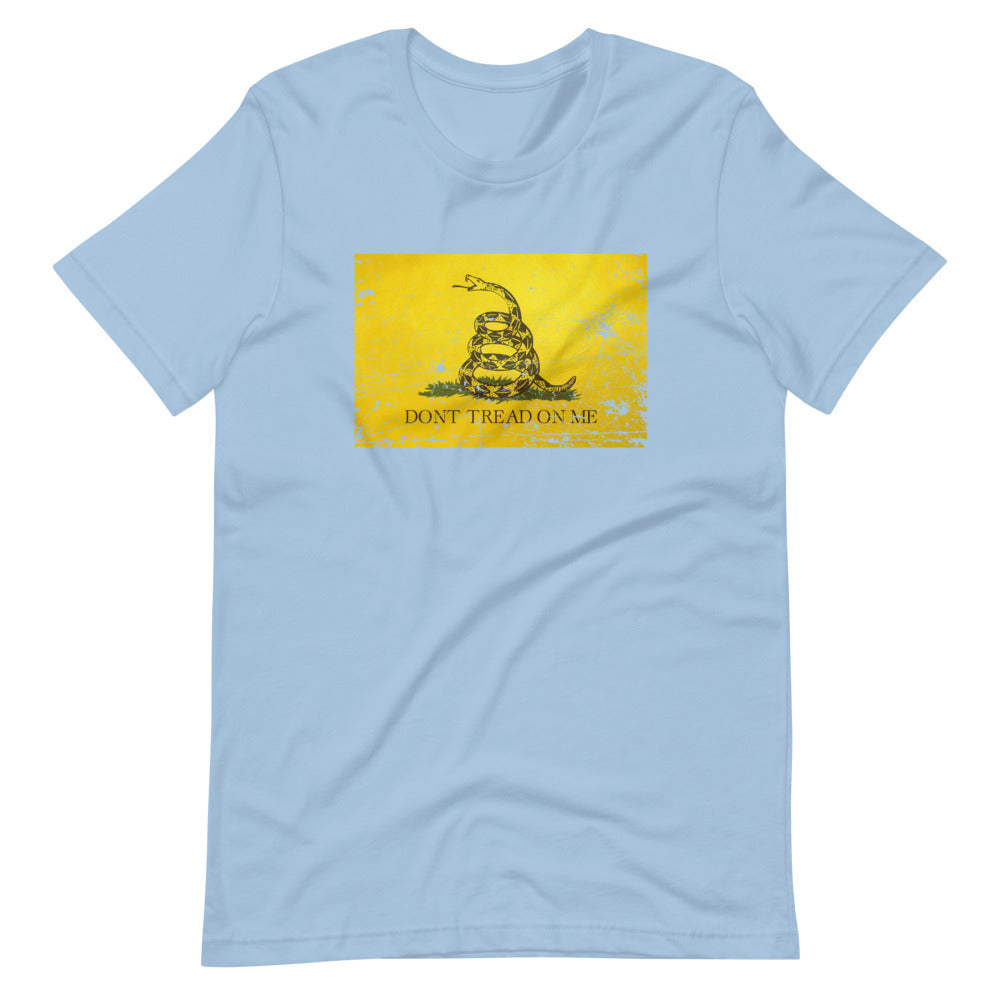 Don't Tread Distressed Short-Sleeve Unisex T-Shirt - Proud Libertarian - Libertarian Frontier