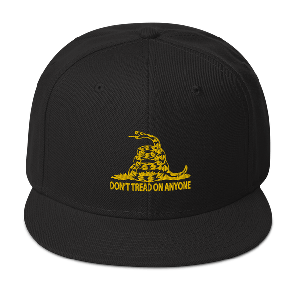 Don't Tread on Anyone Snapback Hat - Proud Libertarian - Proud Libertarian