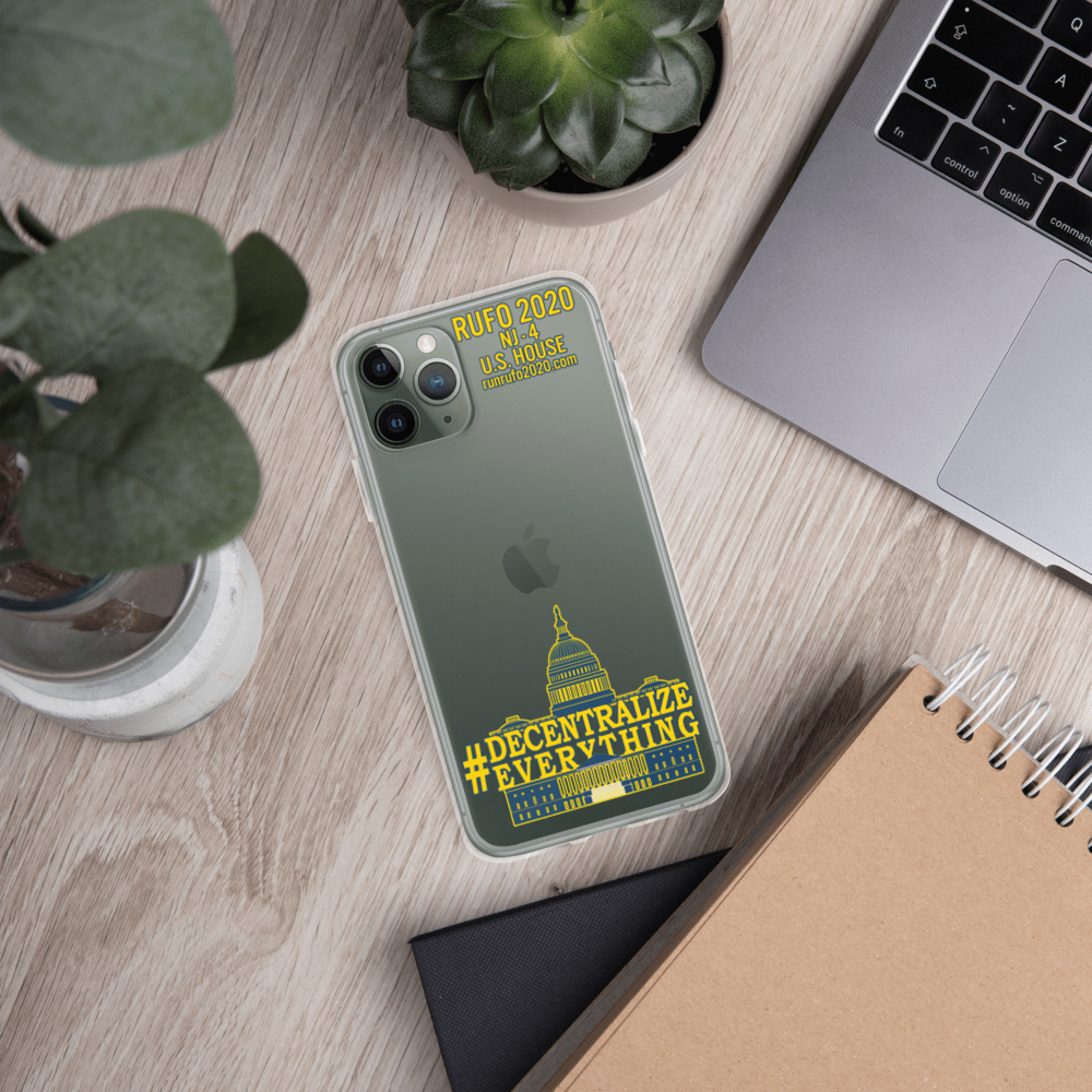 #Decentralize Everything Michael Rufo for Congress iPhone Case - Proud Libertarian - Michael Rufo