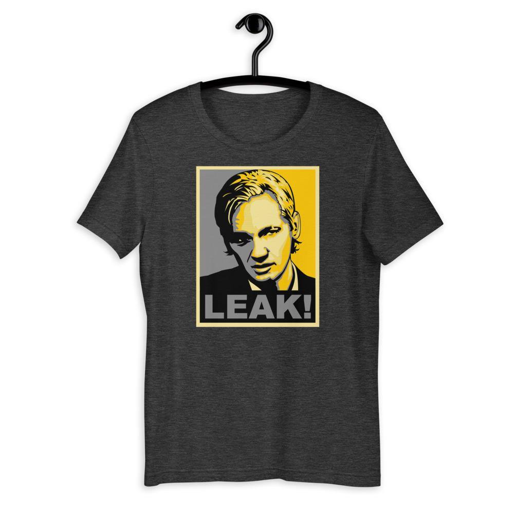 Assange Leak Short-Sleeve Unisex T-Shirt - Proud Libertarian - Libertarian Frontier