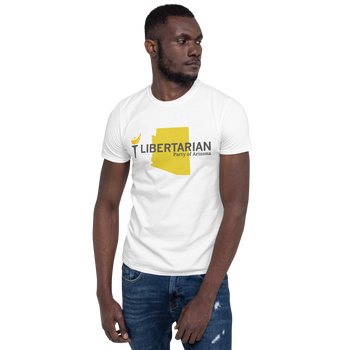 Libertarian Party of Arizona Short-Sleeve Unisex T-Shirt - Proud Libertarian - Proud Libertarian