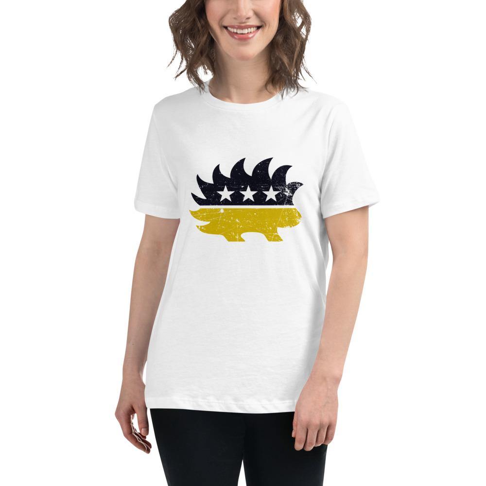 Ancap Porcupine Women's Relaxed T-Shirt - Proud Libertarian - Libertarian Frontier