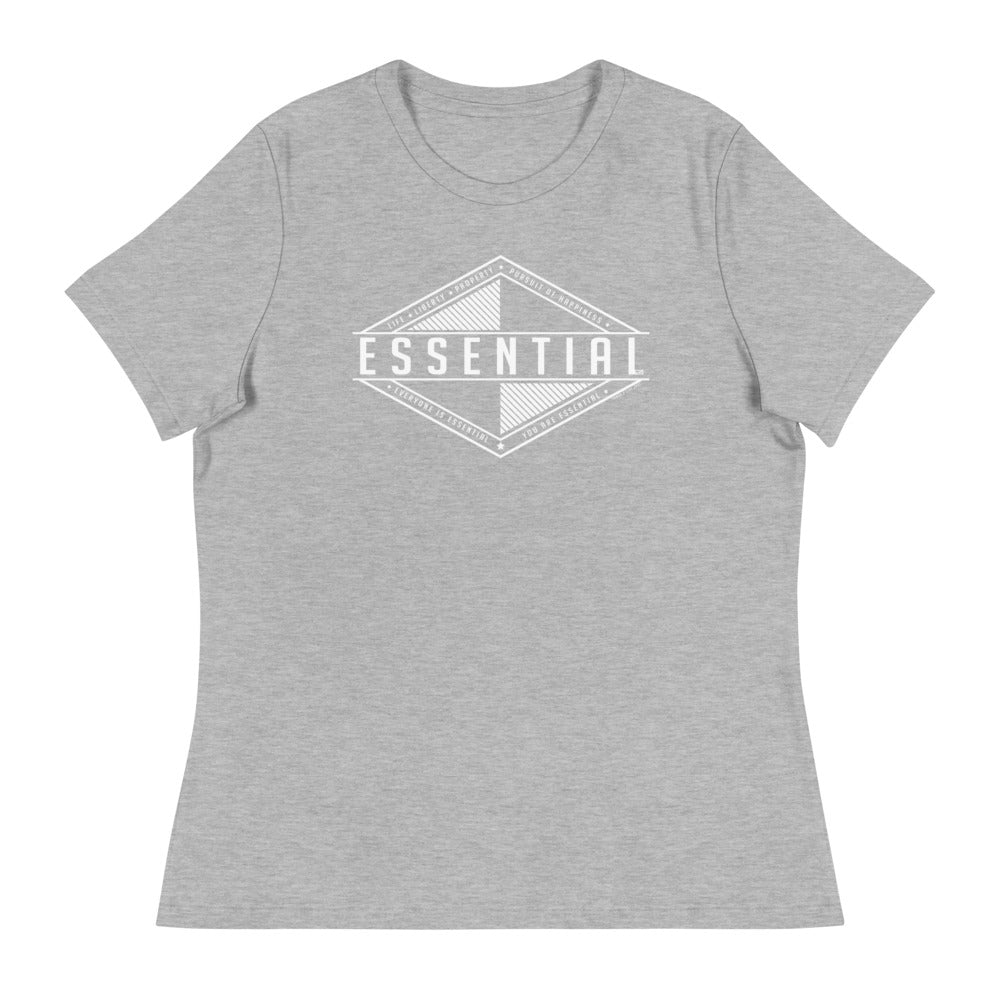 Liberty is Essential - Women's Relaxed T-Shirt - Proud Libertarian - Pirate Smile