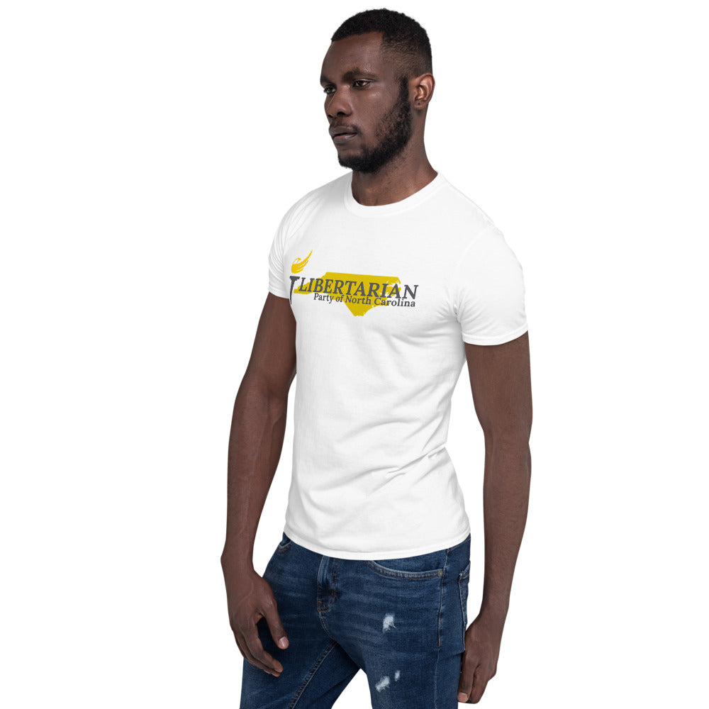 Libertarian Party of North Carolina Short-Sleeve Unisex T-Shirt - Proud Libertarian - Proud Libertarian