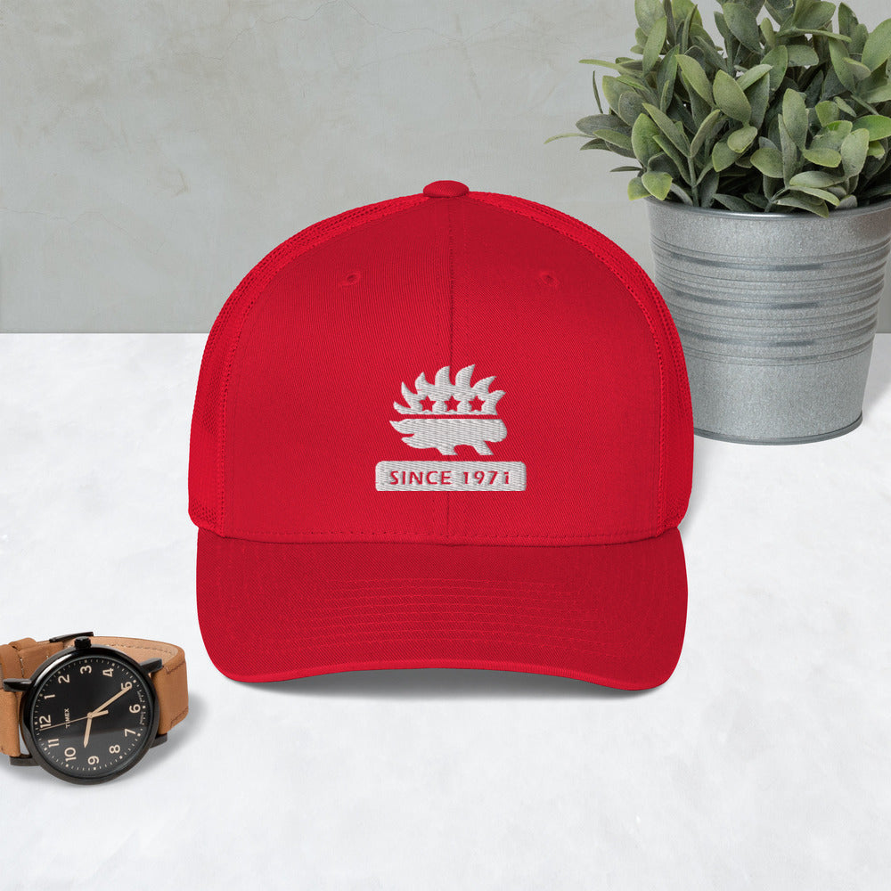 Libertarian Porcupine (Since 1971) Trucker Cap - Proud Libertarian - Proud Libertarian