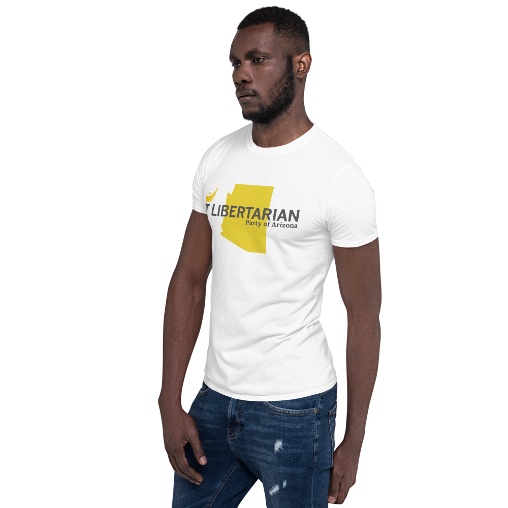 Libertarian Party of Arizona Short-Sleeve Unisex T-Shirt - Proud Libertarian - Proud Libertarian