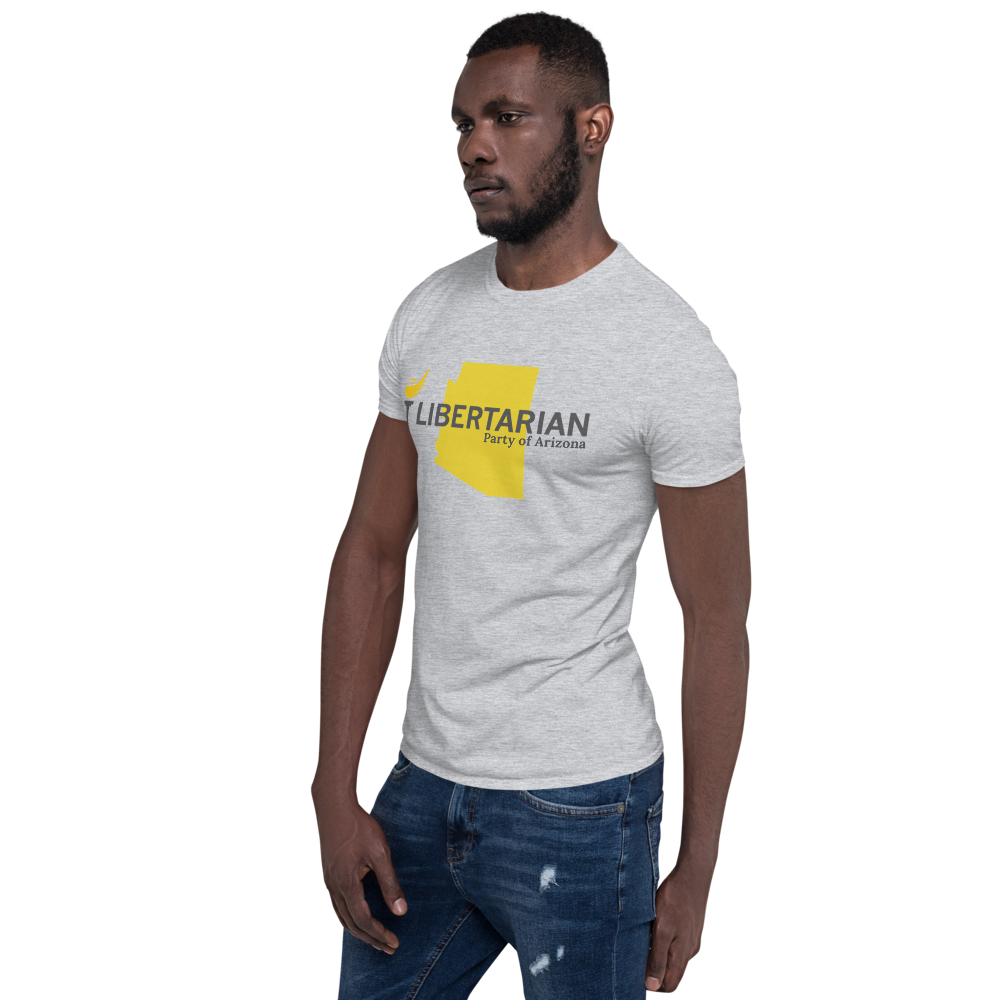 Libertarian Party of Arizona Short-Sleeve Unisex T-Shirt - Proud Libertarian - Proud Libertarian