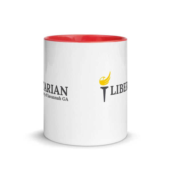 LP Savannah GA Mug with Color Inside - Proud Libertarian - Proud Libertarian