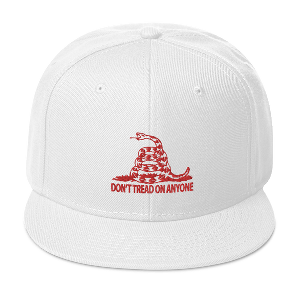 Don't Tread on Anyone Snapback Hat - Proud Libertarian - Proud Libertarian