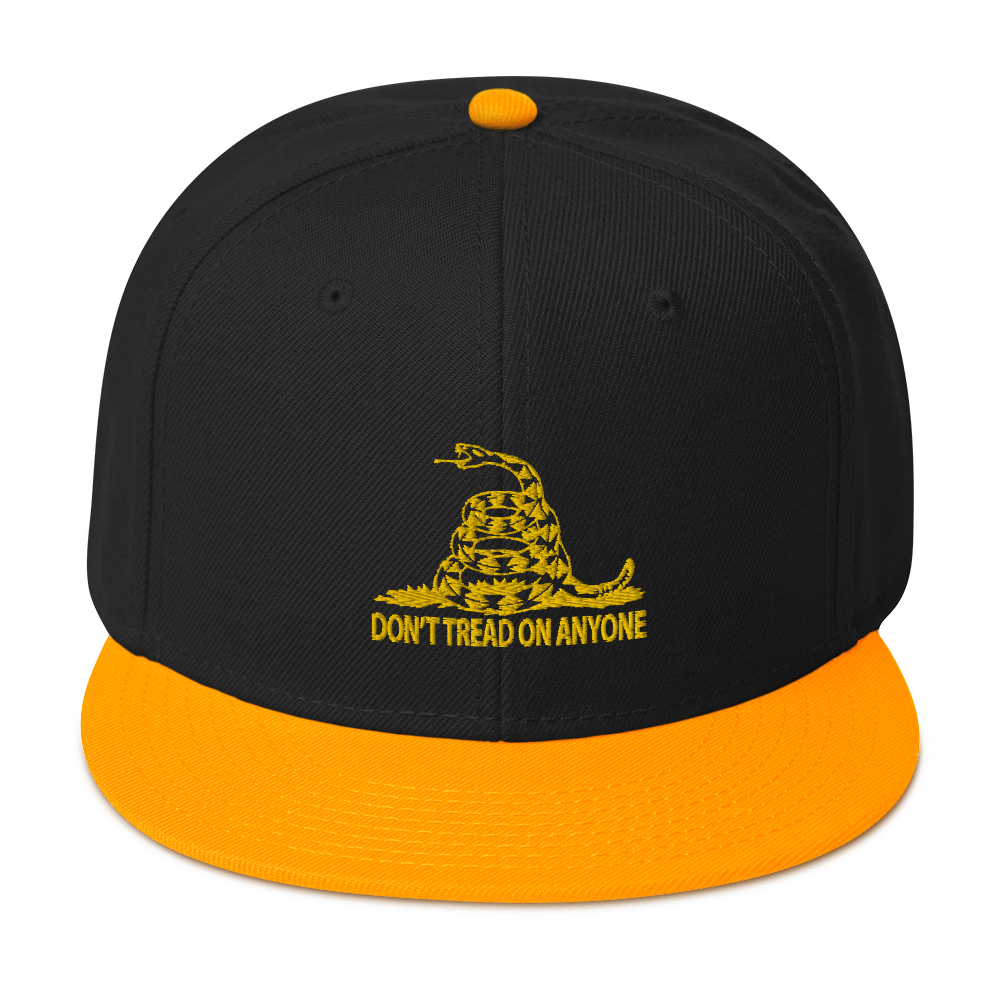 Don't Tread on Anyone Snapback Hat - Proud Libertarian - Proud Libertarian