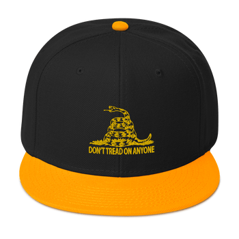 Don't Tread on Anyone Snapback Hat - Proud Libertarian - Proud Libertarian