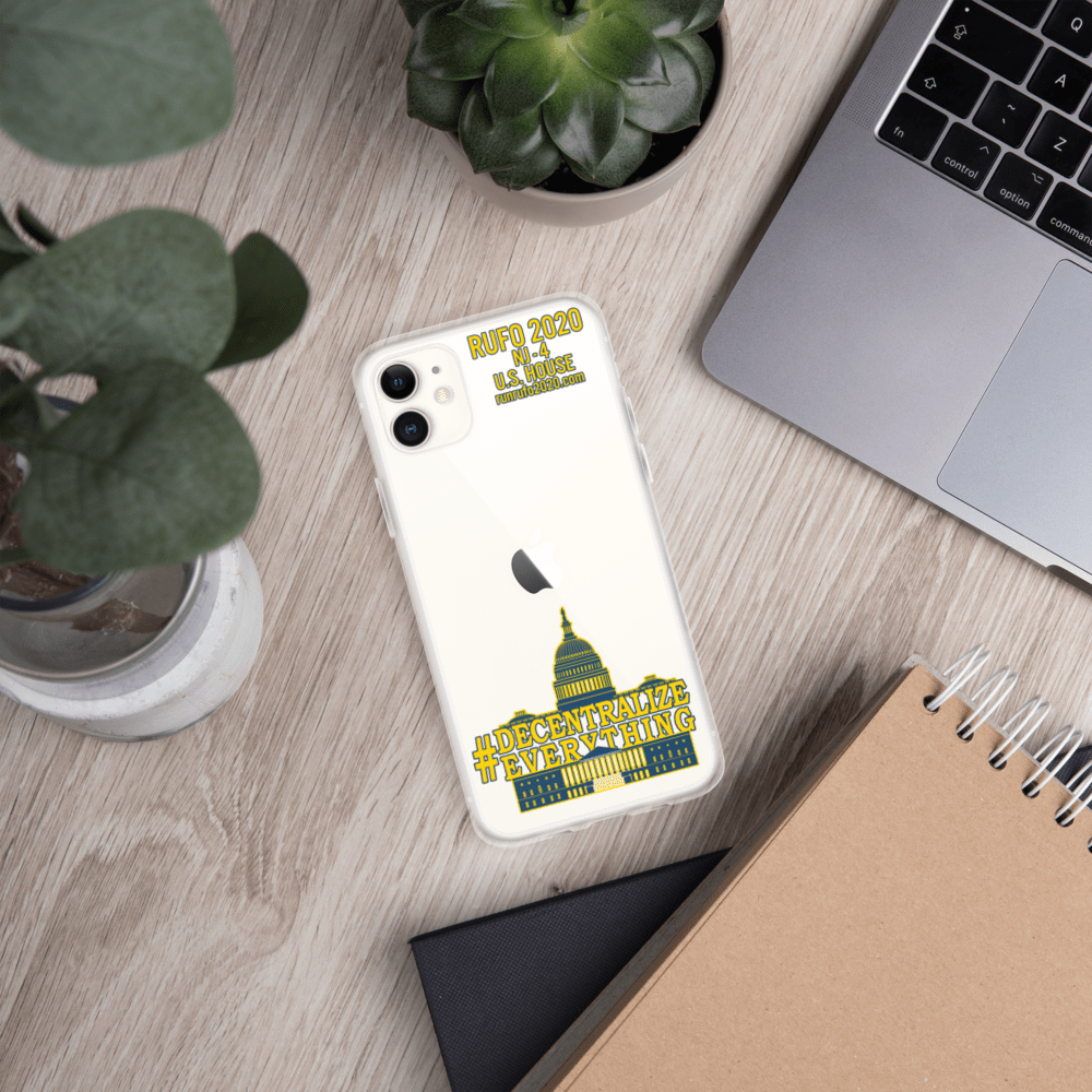 #Decentralize Everything Michael Rufo for Congress iPhone Case - Proud Libertarian - Michael Rufo