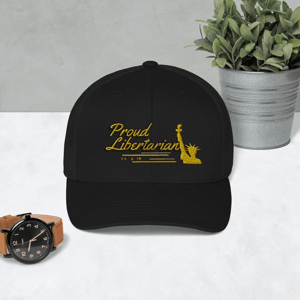 Proud Libertarian Trucker Cap - Proud Libertarian - Proud Libertarian