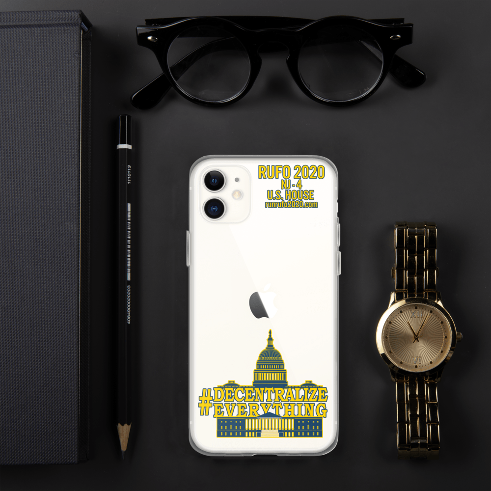 #Decentralize Everything Michael Rufo for Congress iPhone Case - Proud Libertarian - Michael Rufo