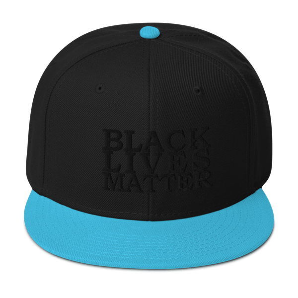 Black Lives Matter Low Contrast Snapback Hat - Proud Libertarian - Proud Libertarian