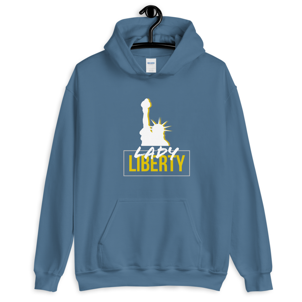 Lady Liberty Unisex Hoodie - Proud Libertarian - Proud Libertarian