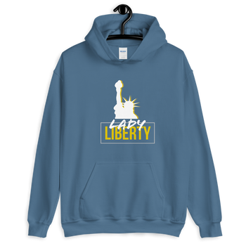 Lady Liberty Unisex Hoodie - Proud Libertarian - Proud Libertarian