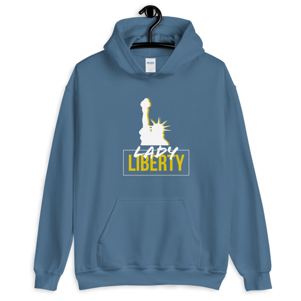 Lady Liberty Unisex Hoodie - Proud Libertarian - Proud Libertarian