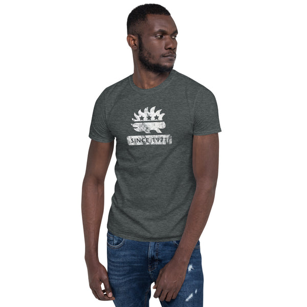 Libertarian Porcupine (Since 1971) Short-Sleeve Unisex T-Shirt - Proud Libertarian - Proud Libertarian